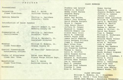 Class Members TN Law Academy 1984