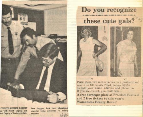 Lee Carothers and Don Huggins and If Any Body Knows Let US Know