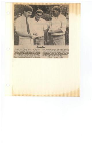 Robert Lee at Youth Town with Houston Thrasher and Bob Brooks