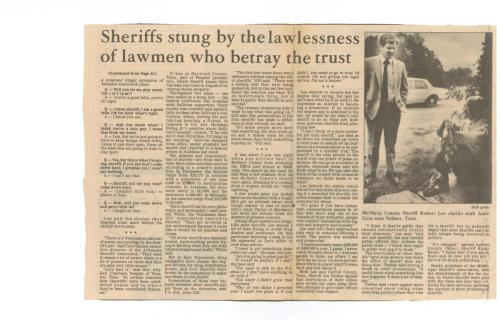 Robert Lee Fighting Corruption and Crime