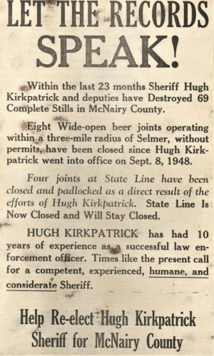 2 Yrs 69 Stills Destroyed by Sherriff Kirkpatrick
