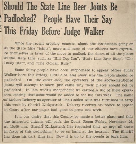 Citizens Trying to Shut Down the Stateline Clubs