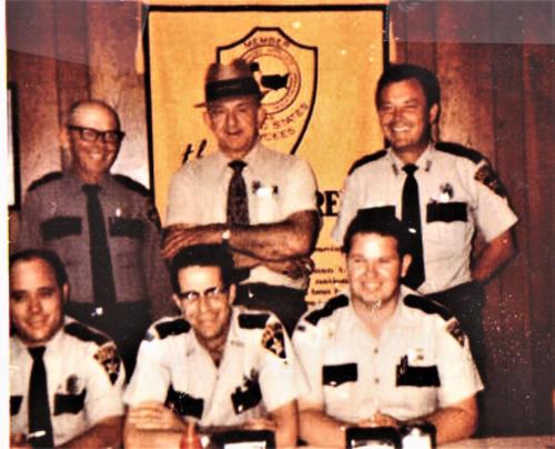 Clifford Coleman with his Deputies