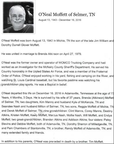 Deputy Jim Moffet Obit Dec 16 2016
