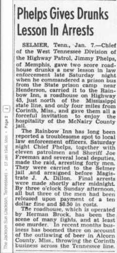 First State Line Raid Recorded 1946