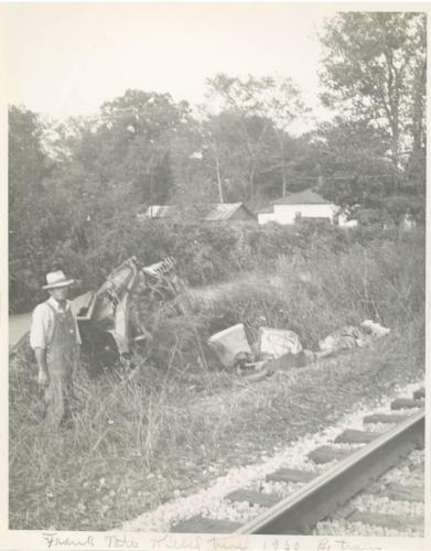 Frank Tate 1950 Train vs Car Ramer