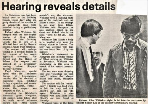 Murderer Reveals Gruesome Details