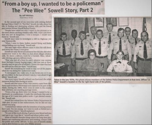 Pee Wee Sowell Story part 2