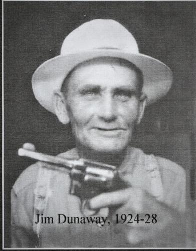 Sheriff Jim Dunaway 1924 to 1928