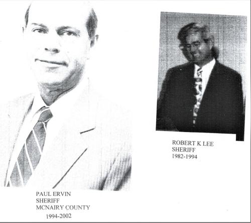 Sherriff Lee and Ervin