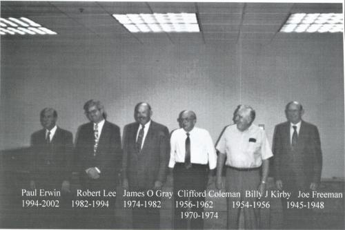 The Sheriff and Former Sheriffs